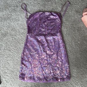 Windsor purple homecoming dress